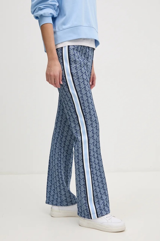 Lacoste pantaloni de trening tricotaj albastru XF9313