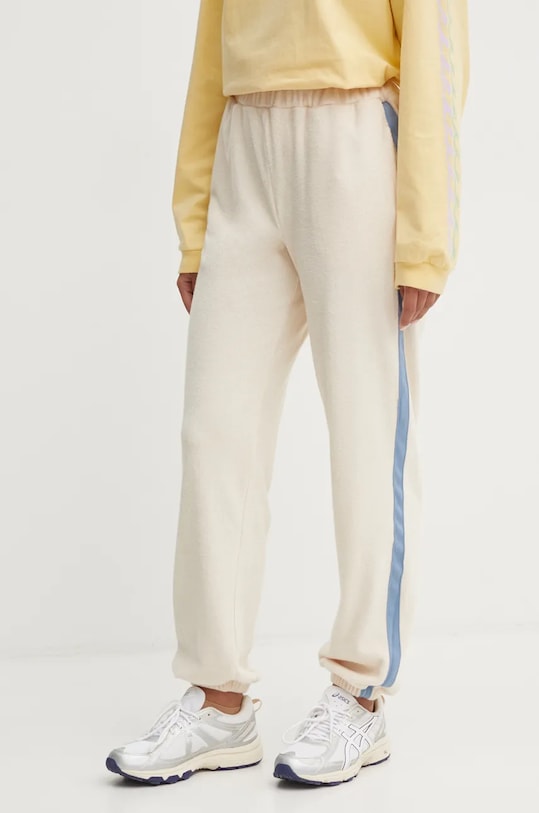 Billabong pantaloni de trening New School tricotaj bej ABJNP00445