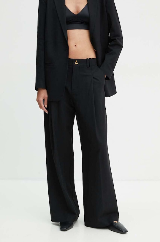 AERON spodnie tkanina czarny CRPA249474