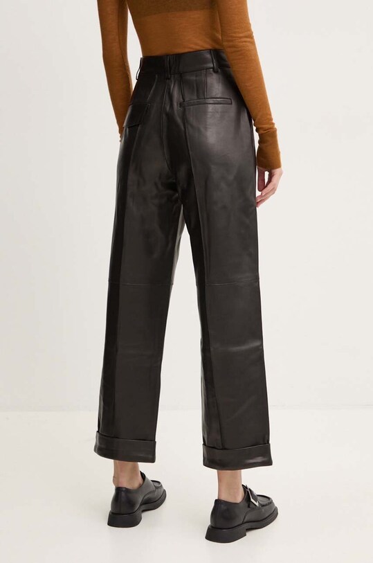 Odzież AERON spodnie skórzane CRPA217019 czarny