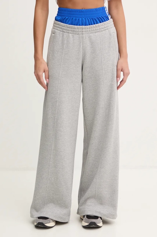 Bavlněné tepláky adidas Originals Ksenia SweatPant směs šedá IW5670