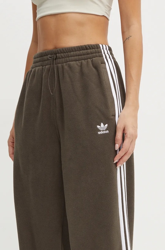 adidas Originals pantaloni de trening Polar Fleece Track Pant verde IY7835