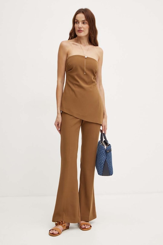 Nohavice Bardot HALIFAX 58902PB hnedá AW24