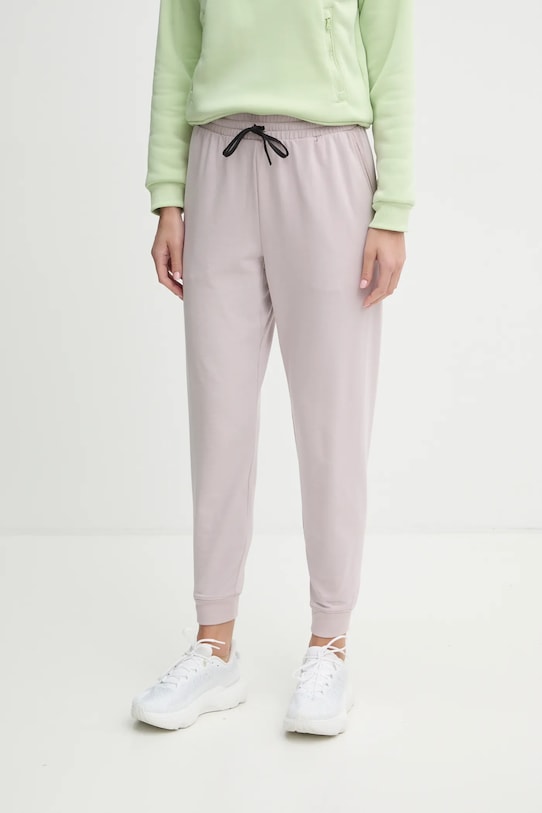 On spodnie dresowe z elastanem różowy 1WE30041927