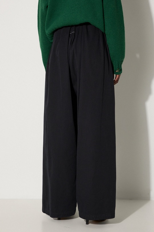 Odjeća Pamučne hlače MM6 Maison Margiela S52KA0501.M35148 crna