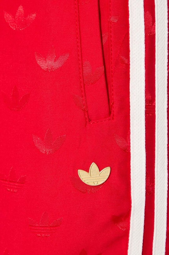 adidas Originals spodnie Jaquard Pant JJ2172 czerwony
