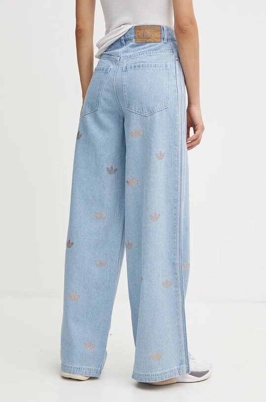 Oblečení Džíny adidas Originals Femme Galore Denim Rhinestone Pants JN3020 modrá