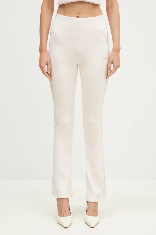 adidas Originals spodnie dresowe Femme Galore Rib Flared Legging dzianina różowy JN3023