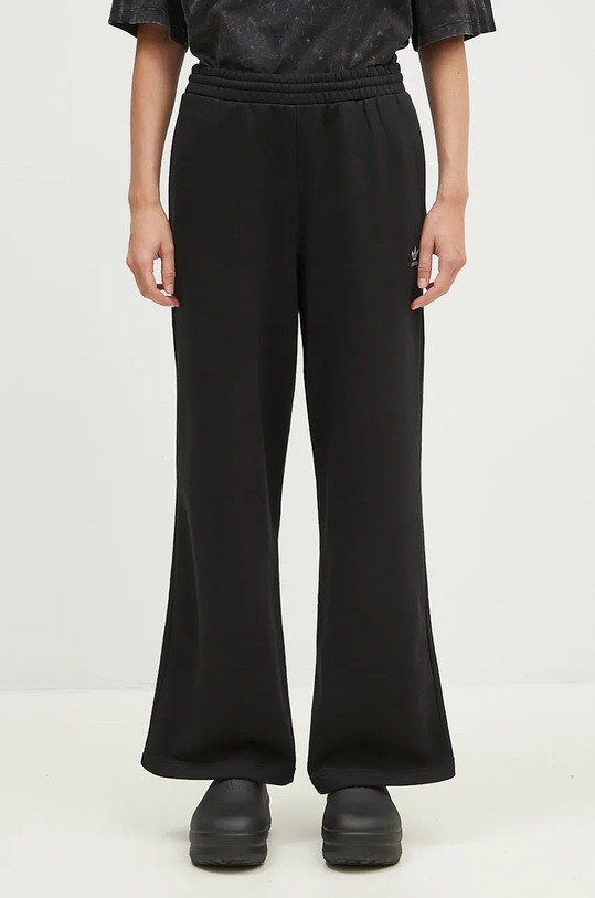 adidas Originals joggers Femme Galore Wideleg Fleece Pants plain black JN3030