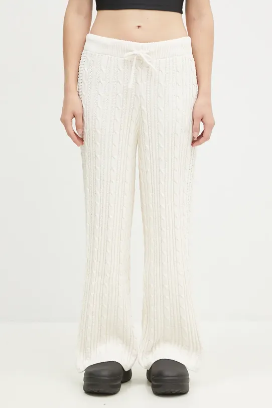 Tepláky adidas Originals KNTD Jogger hladký béžová JN7658