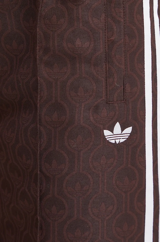 Kalhoty adidas Originals Oversized Monogram Track Pant JN8304 hnědá