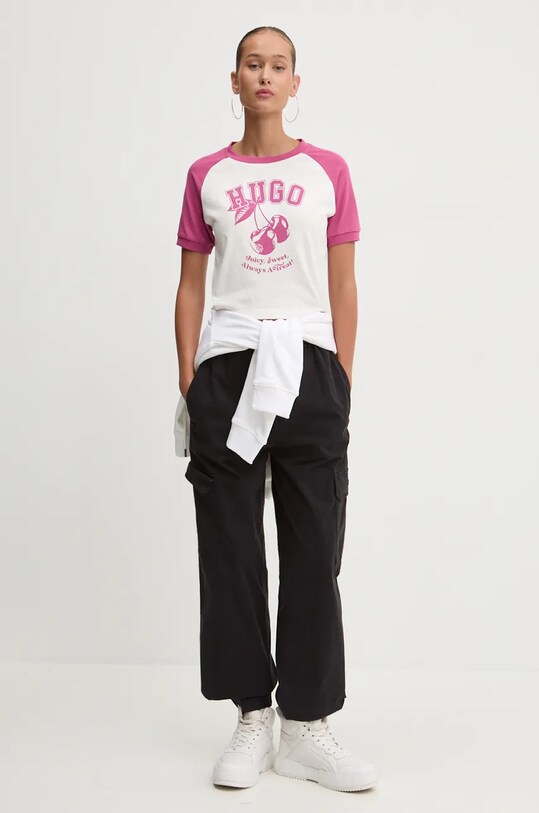 Kalhoty Hugo Blue 50511288 černá AW24