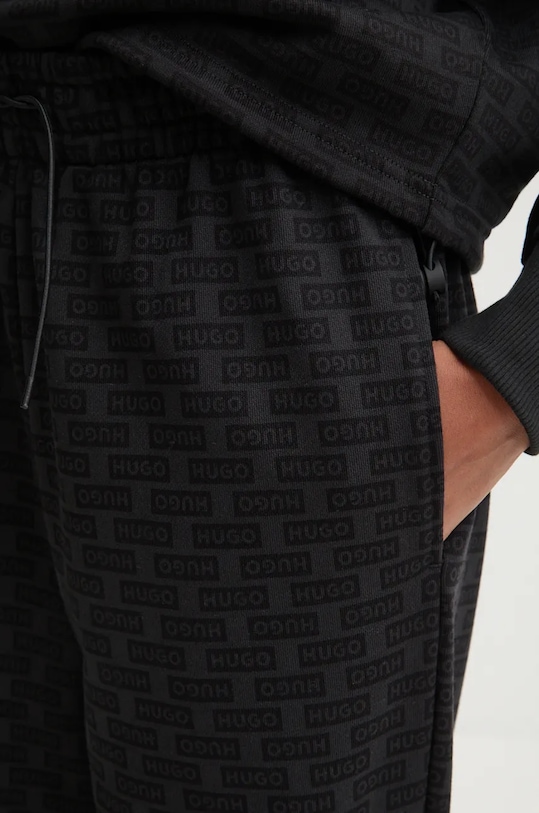 Hugo Blue pantaloni de trening din bumbac negru 50526998