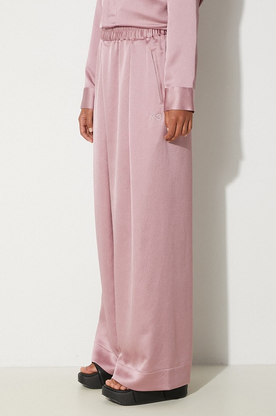 Kalhoty Y-3 Pants Tech Seersucker růžová JE3434