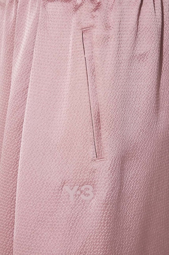 Kalhoty Y-3 Pants Tech Seersucker JE3434 růžová