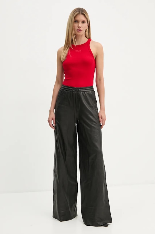 Gestuz pantaloni de piele 10909470 negru AW24