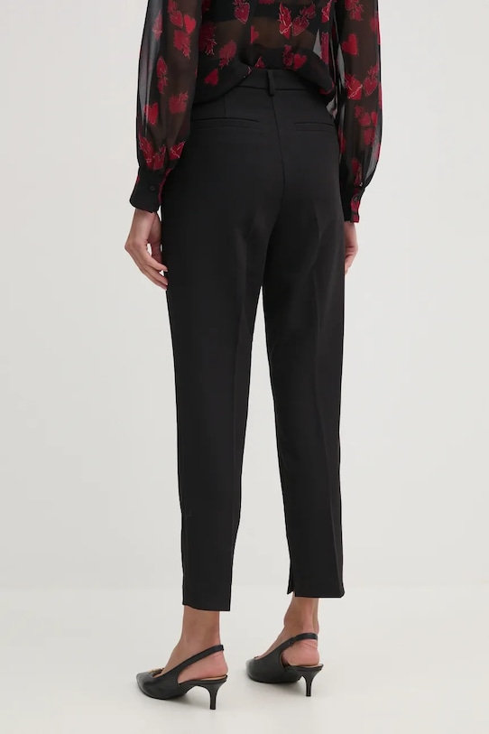 Odzież Sisley spodnie 45PKLF05Z czarny
