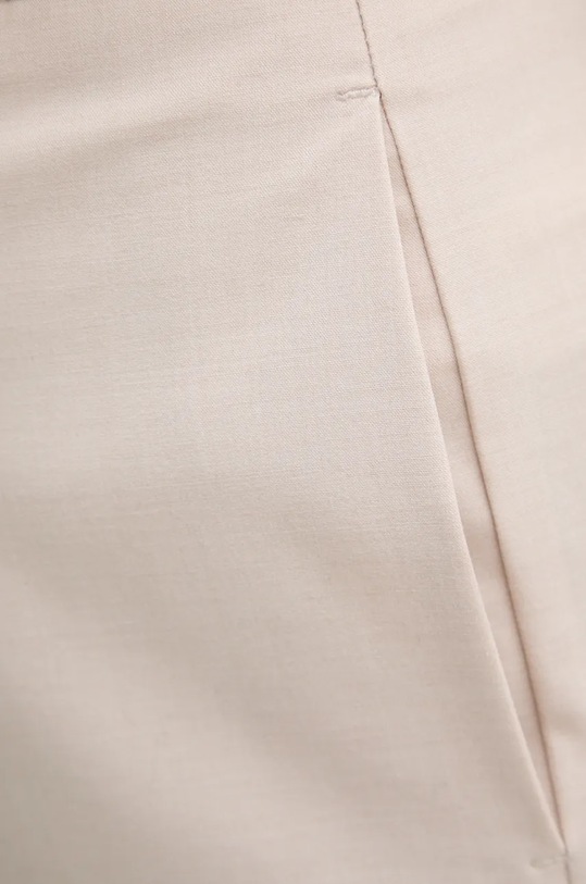 Sisley spodnie z domieszką wełny 4JYQLF061 beżowy