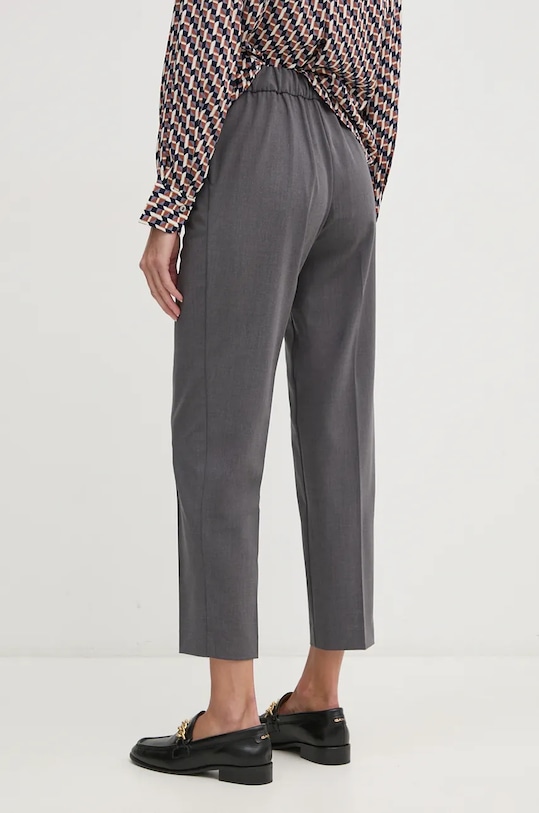 Îmbrăcăminte Sisley pantaloni din lana 4JYQL5CM7 gri