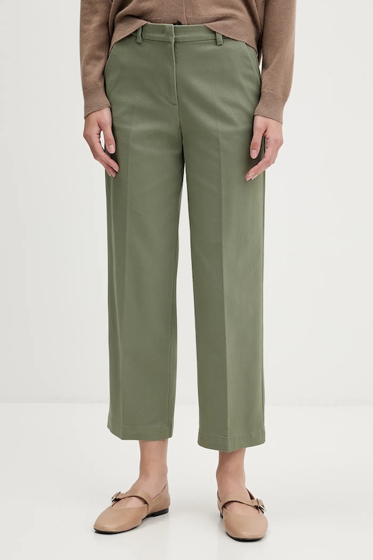 Sisley pantaloni verde 4K2ZLF03V