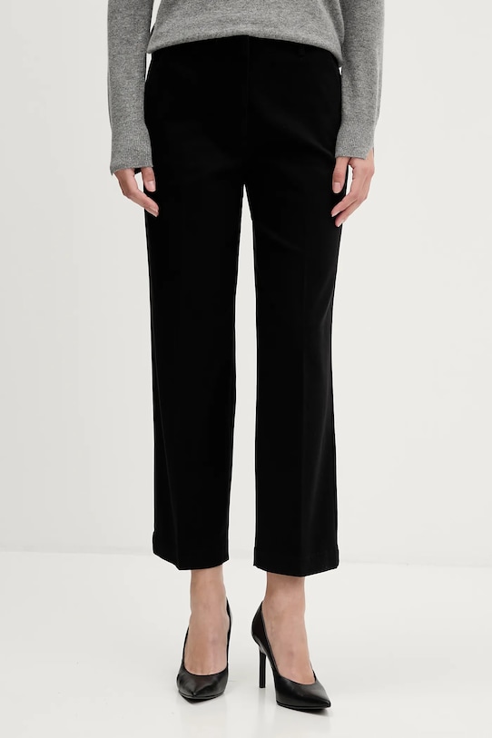 Sisley pantaloni negru 4K2ZLF03V