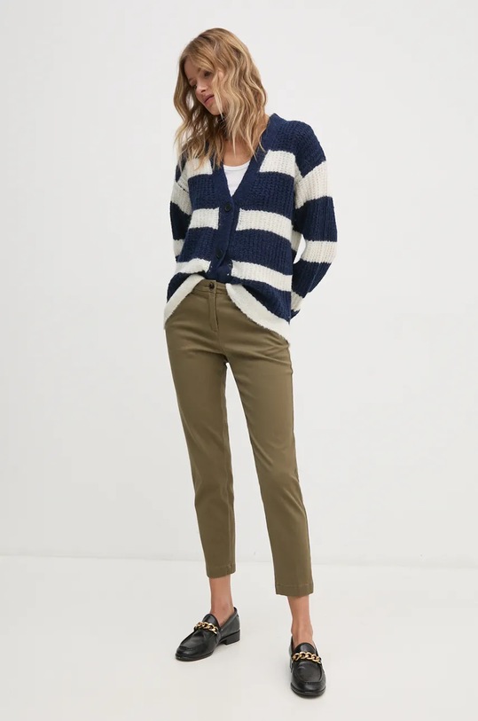 Kalhoty Sisley 48M855BK7 zelená AW25