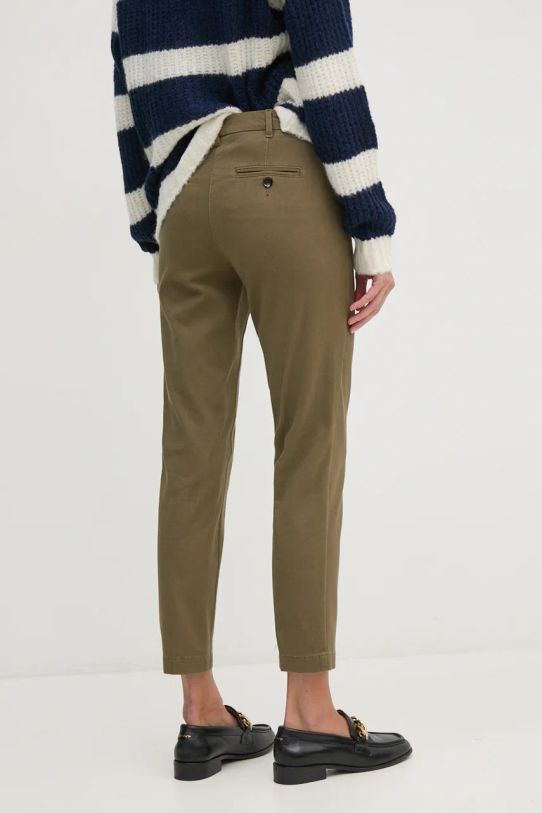 Oblečení Kalhoty Sisley 48M855BK7 zelená