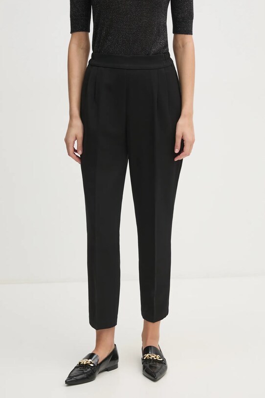Sisley pantaloni panza negru 4ZCWLF043
