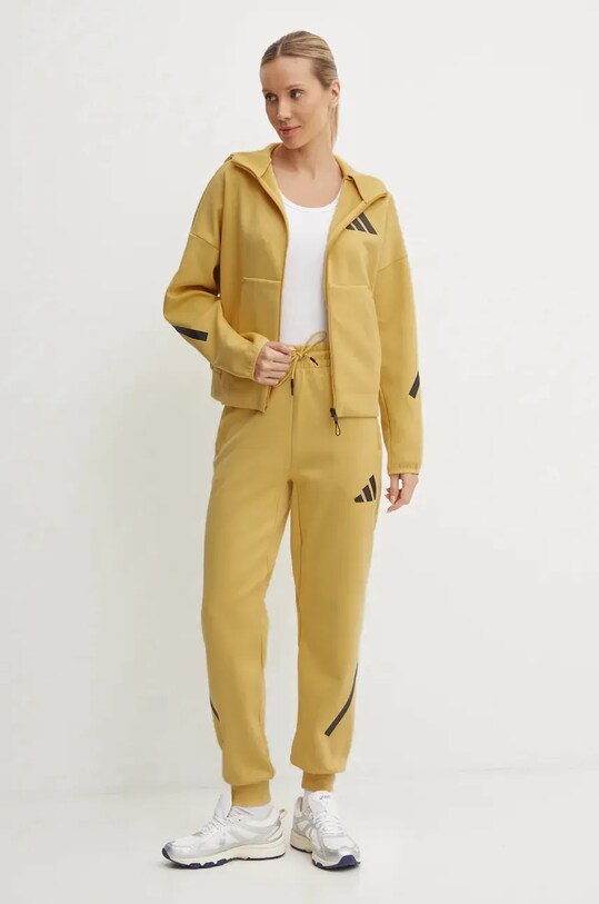adidas pantaloni della tuta ZNE JE7847 giallo NC24