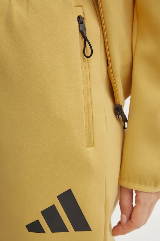 adidas pantaloni de trening ZNE galben JE7847