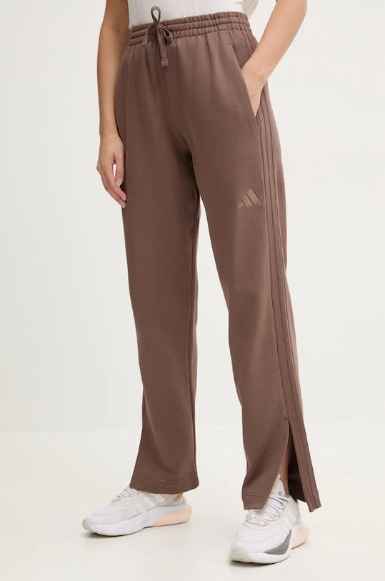 adidas pantaloni de trening din bumbac All SZN bumbac maro JI9107