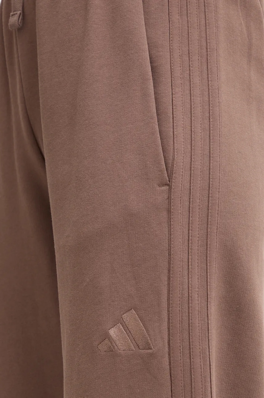 adidas pantaloni de trening din bumbac All SZN maro JI9107