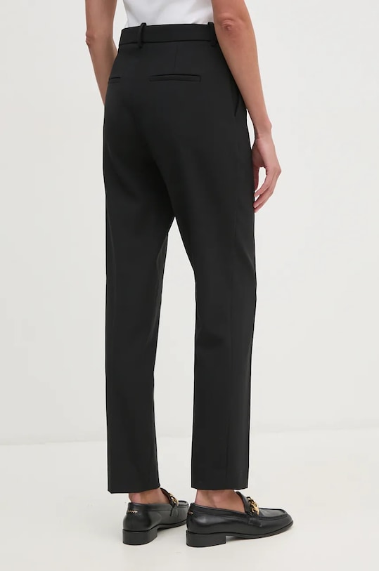 Odzież Calvin Klein spodnie z domieszką wełny K20K207589 czarny