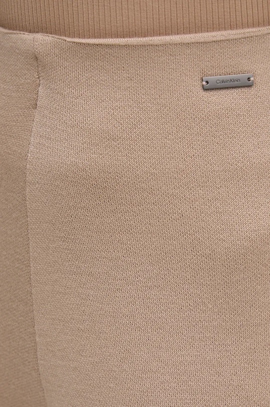 Calvin Klein pantaloni de trening de lână bej K20K207680