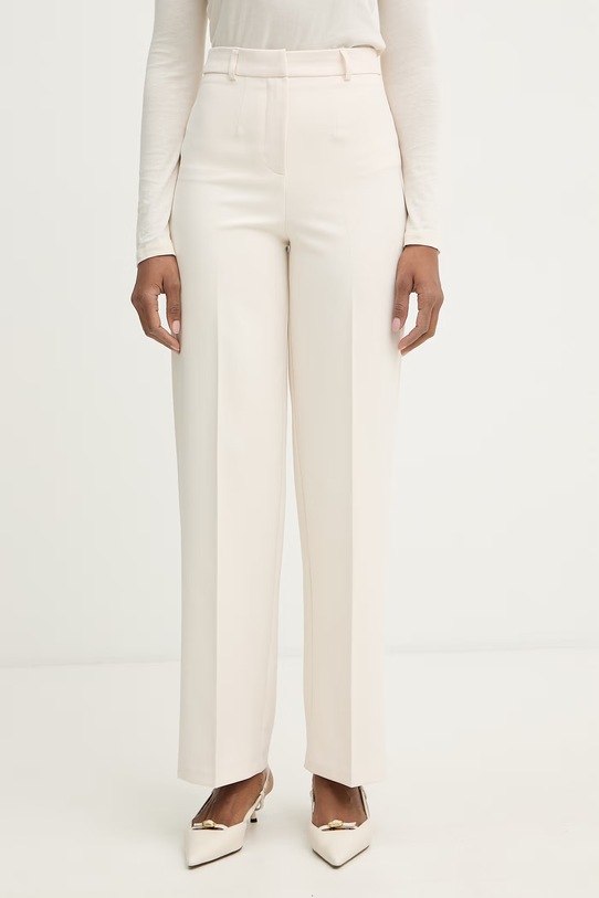 Morgan spodnie straight damskie POYA.F beżowy POYA.F