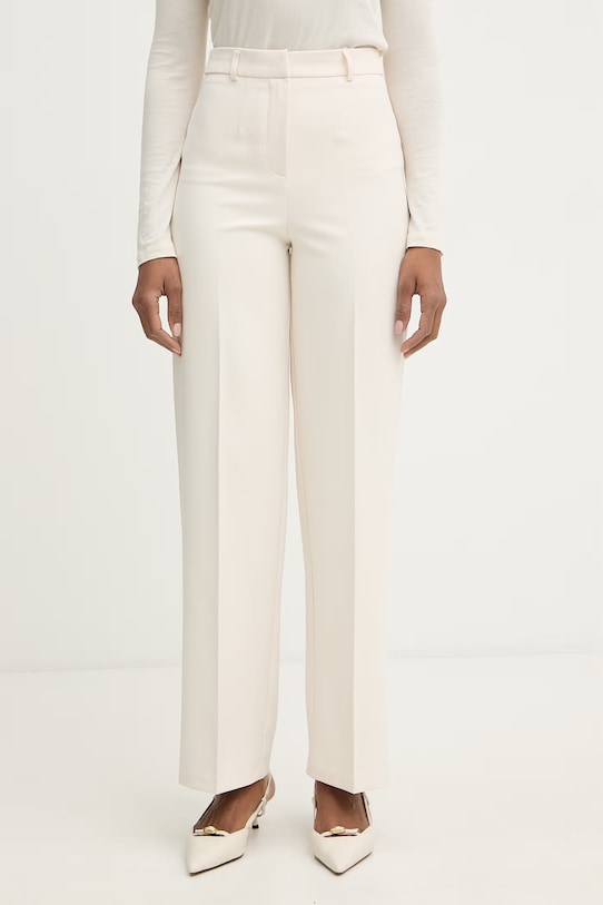 Morgan spodnie straight damskie POYA.F beżowy POYA.F