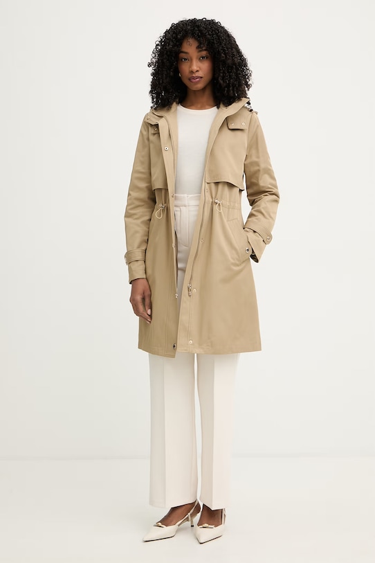 Morgan spodnie straight damskie POYA.F POYA.F beżowy SS26