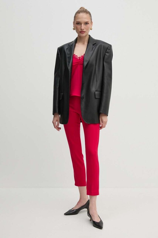 Morgan pantaloni PROSY.F PROSY.F rosu AW24