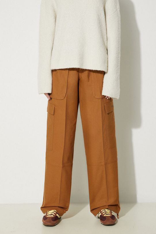 Columbia trousers Brea Falls wide-leg brown 2086041