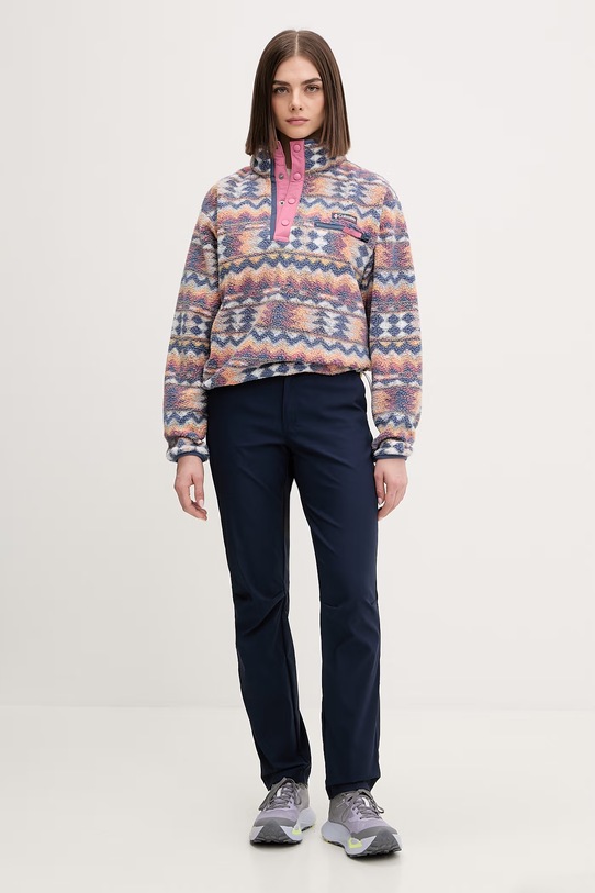 Columbia spodnie outdoorowe Leslie Falls 2087083 granatowy SS26