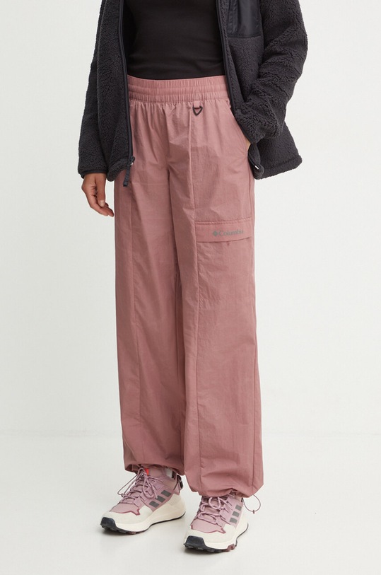 Columbia spodnie outdoorowe Boundless Adventure tkanina różowy 2087663