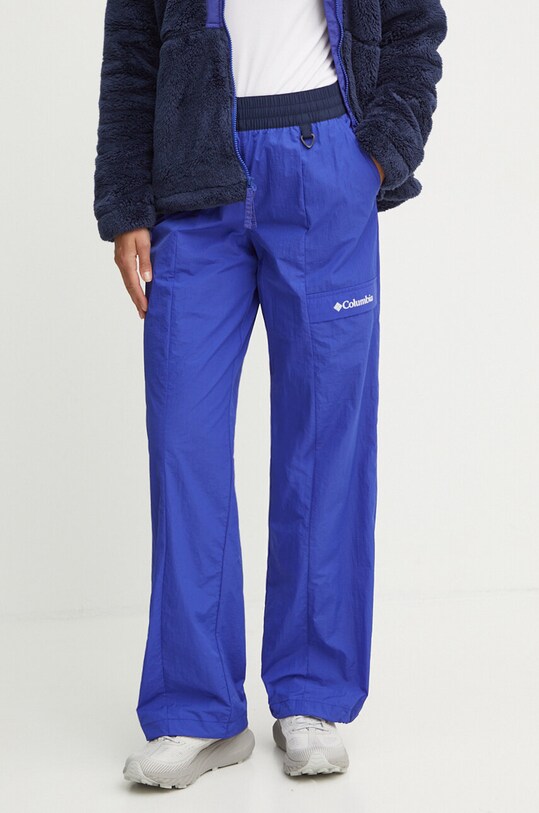 Columbia spodnie outdoorowe Boundless Adventure tkanina niebieski 2087663