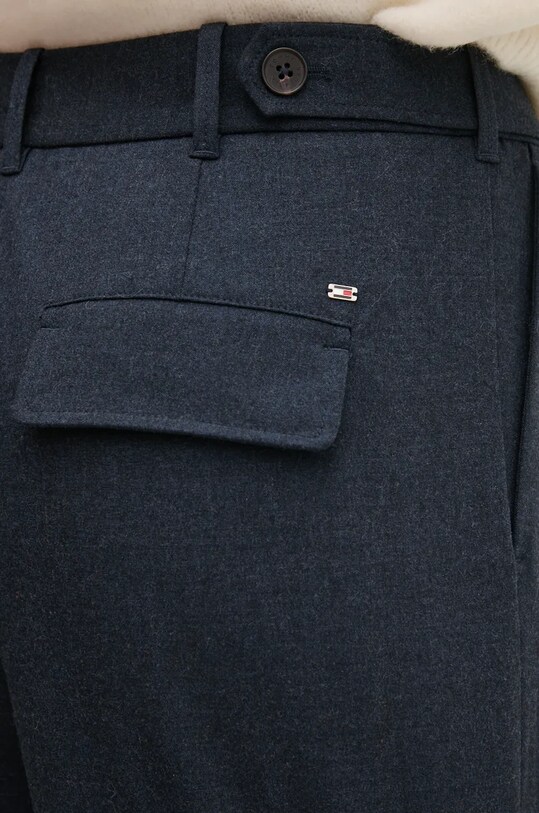 Tommy Hilfiger pantaloni WW0WW42950 bleumarin