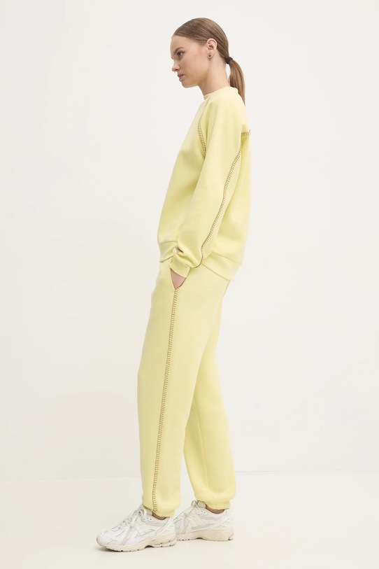 UGG spodnie dresowe dzianina żółty 1158770