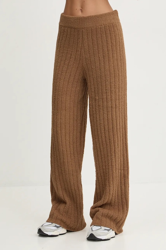 UGG spodnie dresowe dzianina brązowy 1163170