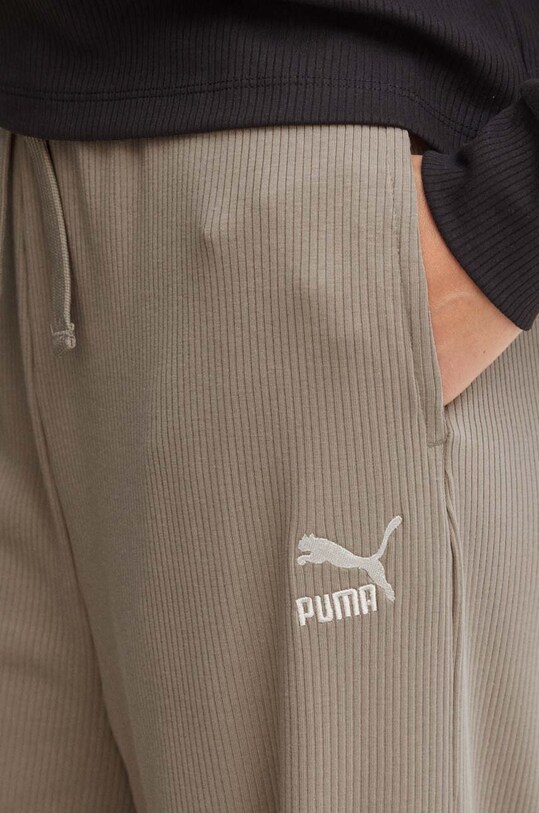 Puma spodnie dresowe zielony 626631