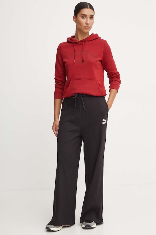 Puma pantaloni de trening 626631 negru AW24