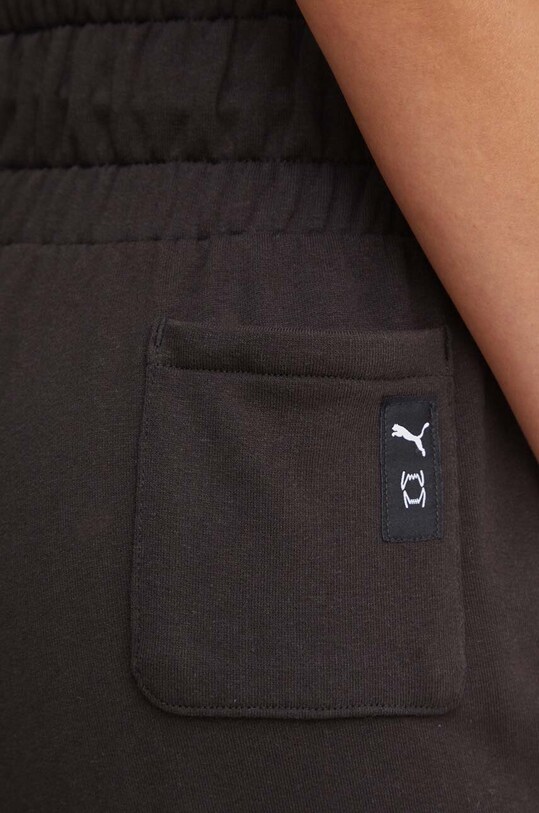 Puma pantaloni de trening din bumbac 627597 negru