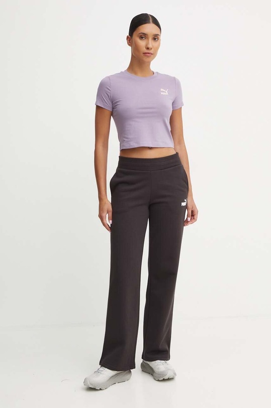 Παντελόνι φόρμας Puma 676093 μαύρο AW24