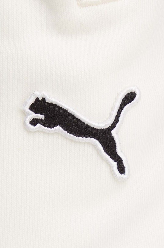Бавовняні спортивні штани Puma бежевий 676805